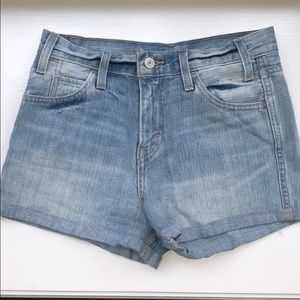 Levi’s High Rise Denim Shorts